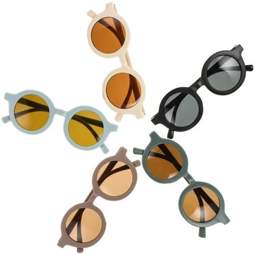 Children's Sunglasses Polarized Sports Kids Party Favor Toddler Baby 5 Pairs Sunflower The Summer PC Girls