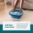 thumbnail image 3 of Homedics Smart Space Bubble Mate Collapsible Foot Spa, Heat-Maintaining, Bubble Massage with Pumice Stone and Splash Guard, 3 of 7