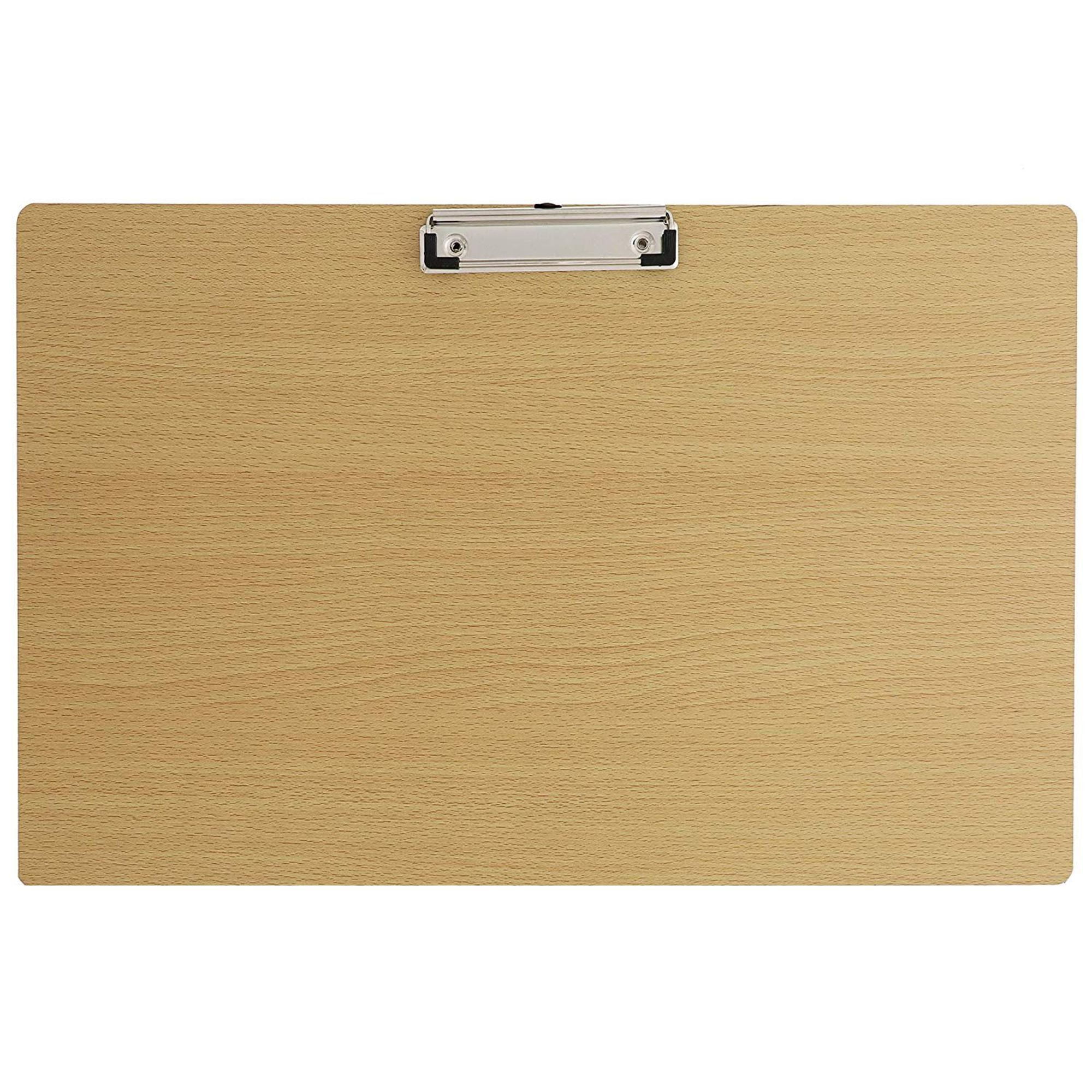 6 Pack Large Landscape Horizontal Clipboard with Low Profile Clip and