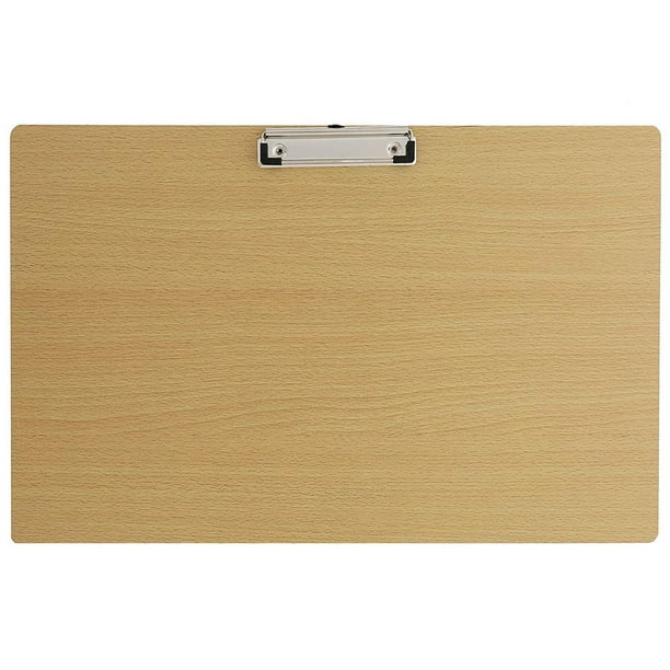 6 Pack Large Landscape Horizontal Clipboard with Low Profile Clip and