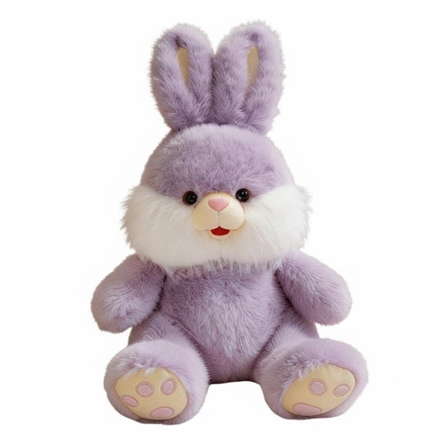 predolo Conejo de Peluche Regalo ideal Muñeco Conejo Orejas Largas Adorable Conejito de Peluche Mullido para Niños, Bebés
