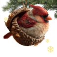 thumbnail image 3 of Shatterproof Christmas Decorations, Holiday Decorations Forest Ornaments, Elegant Christmas Tree Decorations(1PCS), 3 of 4