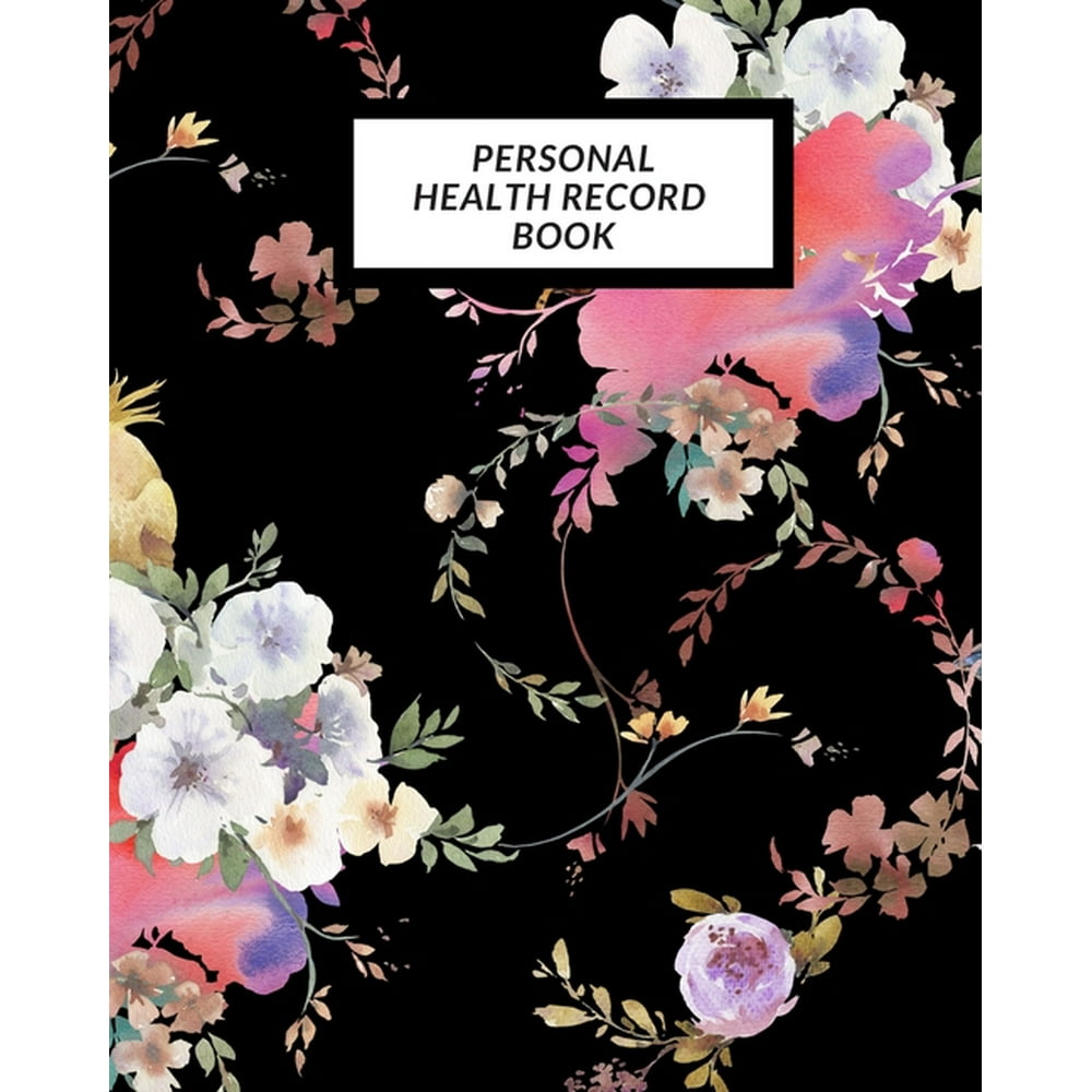 Personal Health Record Book Medical History Book, Personal Health