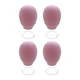 thumbnail image 1 of Juego de 4 ventosas faciales de silicona para ventosas corporales personales para rostro, cuello y espalda, uso diario para mujeres y hombres. Rosa, 1 of 8