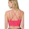 thumbnail image 2 of Niobe Clothing Womens Crochet Lace Bralette Top, 2 of 4