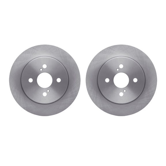 Dynamic Friction Company Rear Brake Rotors 6002-76089