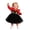 Red, variant on Weebloom Halloween Toddler Girl Dresses Tutu Cat Dress Up Stage Performance Long Sleeve Party Outfit Clothes Dress For Girls Black 2-3 Years
