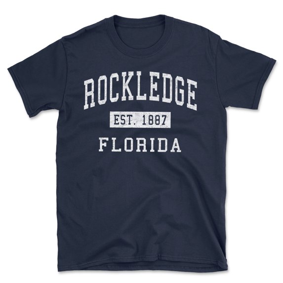 Rockledge Florida Classic Established Men's Cotton T-Shirt