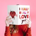 thumbnail image 2 of "I Really, Really Love You" Big Valentine's Day Greeting Cards and Envelopes – 8.5" x 11" Extra Large Jumbo Valentines Card, Huge Oversized Cards for Husband, Wife, Boyfriend, Girlfriend – 2 per Pack, 2 of 7