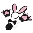 thumbnail image 1 of 4 Unids / Set Kid Girls Bunny Rabbit Diadema De Accesorios Conjunto De Disfraces Yuyangstore Bunny Fancy Dress Sets, 1 of 7