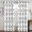 2, variant on Mosaic Black and White Squares Curtain Panel Window Drapes With Grommets for Bedroom Living Room Decor
