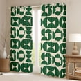 thumbnail image 2 of Homewish Vintage Green Minimalism Black Out Curtains, Chic Abstract Ombre Curtains Pack of 2 (42x63 Each), Teens Kids Adult Bedroom Curtains, Curtains and Drapes Decor, 2 of 6