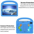 thumbnail image 5 of ELEHOLD Case for iPad mini (6th Generation), Fun Animal Design EVA Durable Case with Handle & Stand & Strap, Easy Carry for Children,Blue, 5 of 9