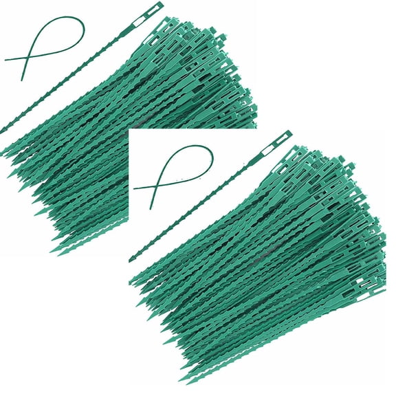 Plant Stakes Ties, Garden Ties, Plant Stake Ties Garden Ties Re-Usable Adjustable Plastic Tie Greenhouse Multi Purpose Tree 50Pcs