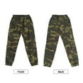 thumbnail image 2 of Rolanko Boys' Cargo Pants Casual Kids Joggers Elastic Waist Outdoor Hiking Baggy Trousers 4-14 Years, 2 of 5