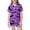 p-417Purple41017, variant on CAIVO Girls Halloween Pajama Sets Cute Bat Print Sleepwear Comfort Kids Nightwear Short Sleeve Lapel Button Down Shirts Tops With Shorts 2 Piece For And Little Girls Pjs