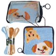thumbnail image 1 of Kit de billetera Needlepoint CRAFTILOO preimpreso para niños, 1 of 5
