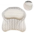 thumbnail image 1 of Disfrute de un baño lujoso: una almohada adornada con potentes ventosas, de secado rápido, diseño ergonómico y lavable con un gancho de secado, para una experiencia de baño inigualable, 1 of 8