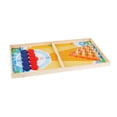 thumbnail image 4 of Juego de disco rápido de madera, juego familiar, divertido, juego de mesa multifuncional, juego de mesa de escritorio para adolescentes, niños, niñas,, 4 of 9