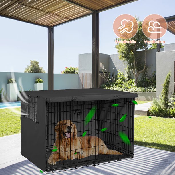 Dog Crate Cover Windproof Pet Kennel Cover Universal Privacy Pet Kennel