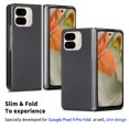 thumbnail image 4 of ELEHOLD Case for Google Pixel 9 Pro Fold/Fold2, Carbon Fiber Texture Case, Slim Anti-Slip PC Protective Cover for Men and Women,Black, 4 of 9