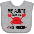 thumbnail image 3 of Inktastic My Auntie Loves Me Nephew Boys or Girls Baby Bib, 3 of 4