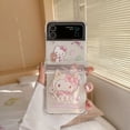 thumbnail image 4 of Cute Cartoon Sanrio Hello Kitty Transparent Phone Case For Samsung Galaxy Z Flip 6 5  Cases Soft TPU Back Cover For Z Flip 3 4 Gift Festivals, 4 of 5