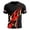 Black, variant on Mens Polos Shirts British Patriotic Jack Print Short Sleeve Blend Mens Undershirts,Red,3XL