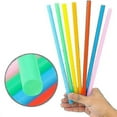 thumbnail image 2 of 300pcs 10.3in Jumbo Straws Smoothie Straws Straws Extra Wide Extra Long Assorted Bright Colors xi, 2 of 5