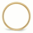 thumbnail image 2 of 14k Yellow Gold 6mm Heavyweight Comfort Fit Brushed Satin with Polished Beveled Edge Wedding Band Size 7.5 YB111H, 2 of 3