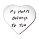 thumbnail image 1 of 1 Unidad De Palabras De Ánimo, Acero Inoxidable, En Forma De Corazón, Recuerdo, Citas Motivadoras, Amor, Familia, Amistad, Recuerdo, Accesorios En Forma De Corazón, 1 of 3