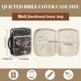 thumbnail image 7 of Xoenoiee Deer American Flag Pattern Bible Cover Case for Women Men Large Bible Cover with Handle Quilted Bible Carrying Case Bible Study Supplies Accessories with Pocket, 7 of 7