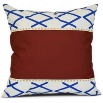 Simply Daisy, Knot Fancy, Geometric Print Outdoor Pillow