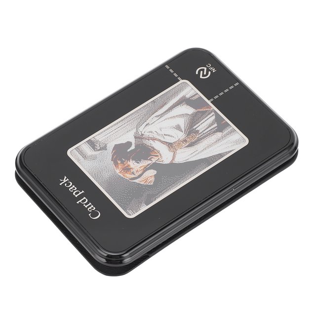 Soporte Magnético Para Billetera, Tarjetero Para Teléfono Celular, Pantalla De 3,52 Pulgadas, Agarre Cómodo, 3 Modos De Visualización, Proyección Trasera De Fotos NFC Para IOS
