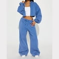 thumbnail image 3 of 2026 New Women's Two-Piece Fashionable Long-Sleeved Sports Casual Sweatshirt Set, 3 of 5