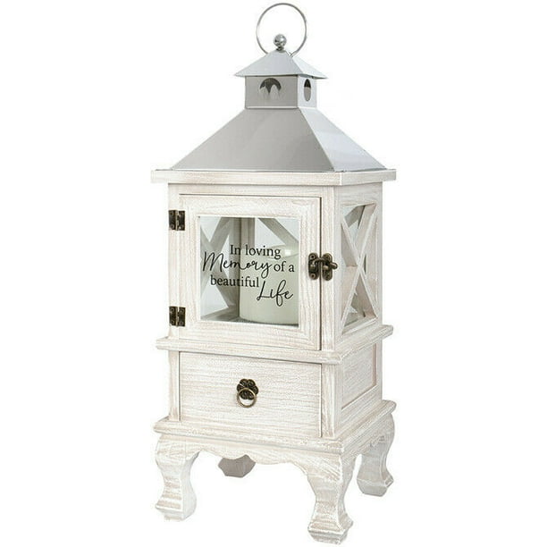 IN LOVING MEMORY Keepsake Memorial Candle Lantern, 18.5" Tall, by
