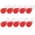 thumbnail image 1 of Etiquetas de identificación Sunnimix Llaveros de tarjetas de identificación 10 piezas 125 s rojo, 1 of 7