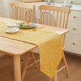 thumbnail image 5 of Nvzi solid color linen simple long strip table flag tea flag cloth dining cabinet tea table flag desktop decoration (orange, 180*30cm), 5 of 5