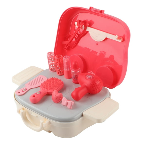1 ensemble de kit de DIY de jeu de simulation pour enfants, comprenant des  ustensiles de cuisine, des fournitures de bain, un ensemble de maquillage,  des ustensiles de cuisine et des décorations