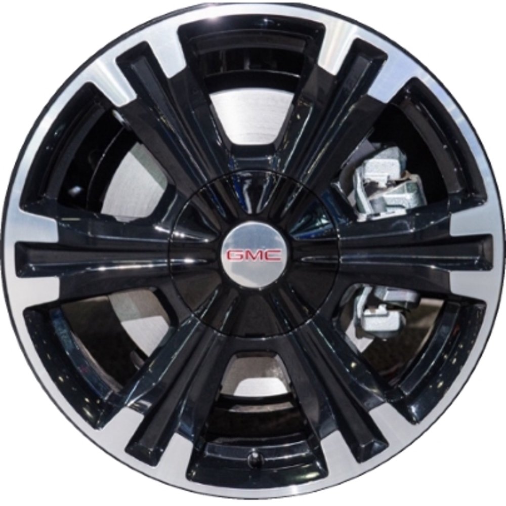 GMC TERRAIN 2016 2018 MACHINED LIP BLACK Factory OEM Wheel Rim (Not