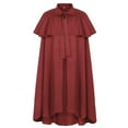 thumbnail image 1 of Cape Longue Gothique Robe de Mode Unie pour Hommes Femmes Tenue Élégante, 1 of 2