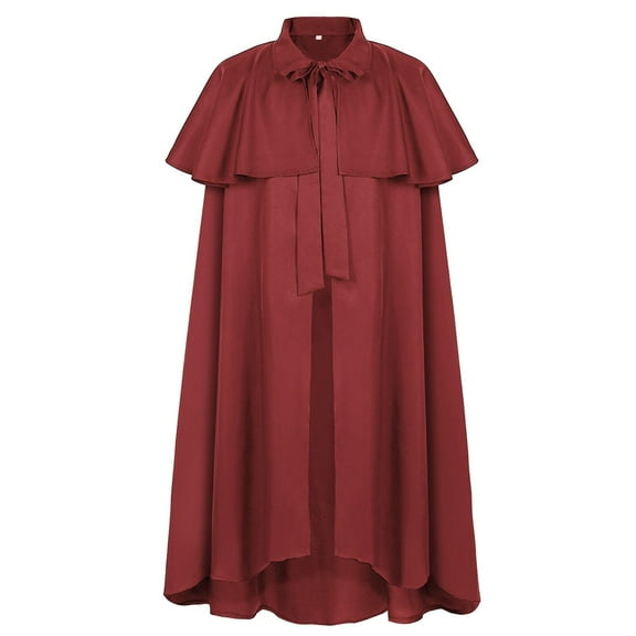 Cloak Gothic Long Cape Solid Fashion Robe For Men And Women