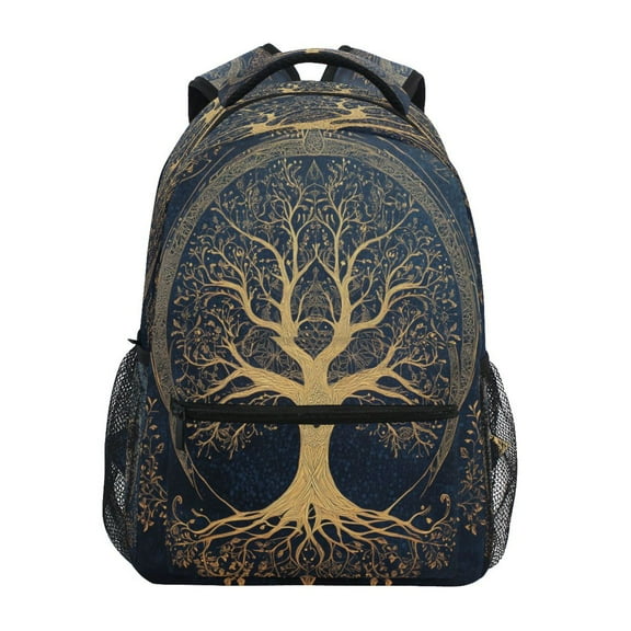 DIXRUYEE Backpack Schoolbag Tree Of Life Mandala Pattern 15L/18L 2-SIZE