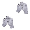thumbnail image 2 of Guantes de invierno de punto de cachemira Qarigey para mujer gruesos cálidos otoño invierno, 2 of 6