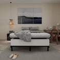 thumbnail image 3 of King Box Spring with Cover 9 Inch Low Profile Box Spring Only King Metal Box Spring for Twin Bed Frames Extra Thick King Spring Box Bed Base Non-Slip,Easy Clean, 3 of 12