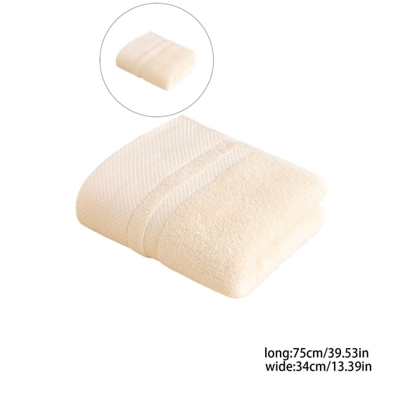 Dvruxg Bathroom Towel, Soft & High Absorbent Bath Towel Cotton Bath Towel Durable Towel for Face, Gym, Travel(Orange)