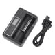 thumbnail image 3 of Cargador de batería USB, cargador de batería universal SEIVI PC Black Cargador de batería con pantalla inteligente Diseñado para el futuro, 3 of 9