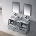 thumbnail image 3 of Sydney 60" Double w/ Vessel Sinks and Mirrors (Metal Grey), 3 of 8