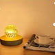 thumbnail image 3 of 1 Pcs Wood Light Display Base Wooden LED Light Display Base Wood LED Display Base Stand For 3D Crystal Glass Resin Art,Solid Wood LED Night Light Base, Light Rotating Display Stand Display Lamp Base, 3 of 4
