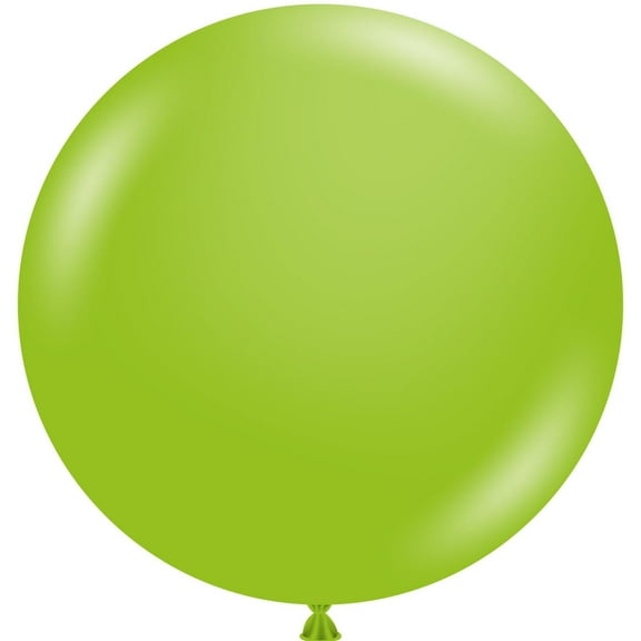 3 Tuftex Lime Green Balloons 24"